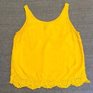 Divided by H&M yellow crop top